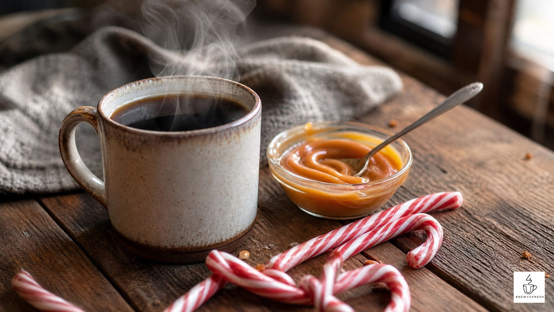 Best Flavored Coffee for Holidays: Candy Cane & Caramel
