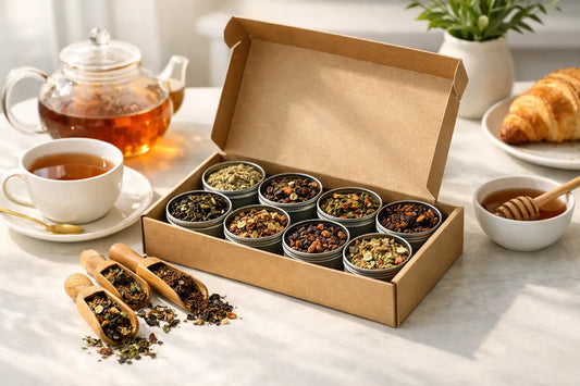 Loose Leaf Tea Sampler Box for Better Mornings