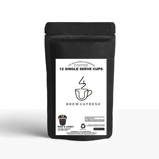 12 Pack Single Serve Coffee Capsules